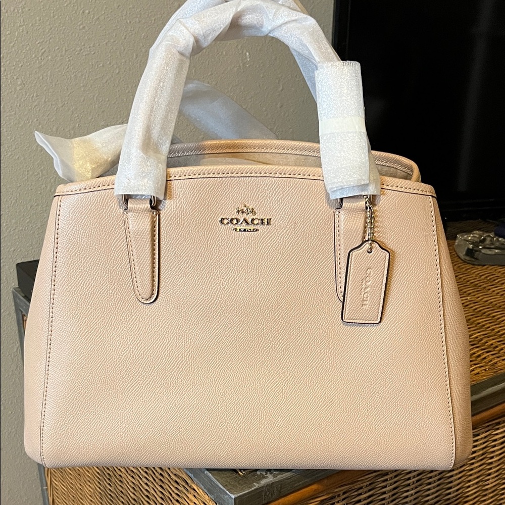 New With Tag Coach Women's Leather Satchel  - IM Beechwood  - Margot Carry All